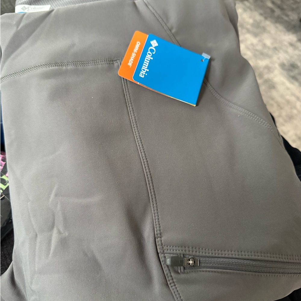 Columbia Women's Gray Leggings with Zip Pocket